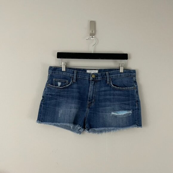 Current/Elliott The Boyfriend Denim Shorts in Love Destroy Size 29 - Picture 1 of 5